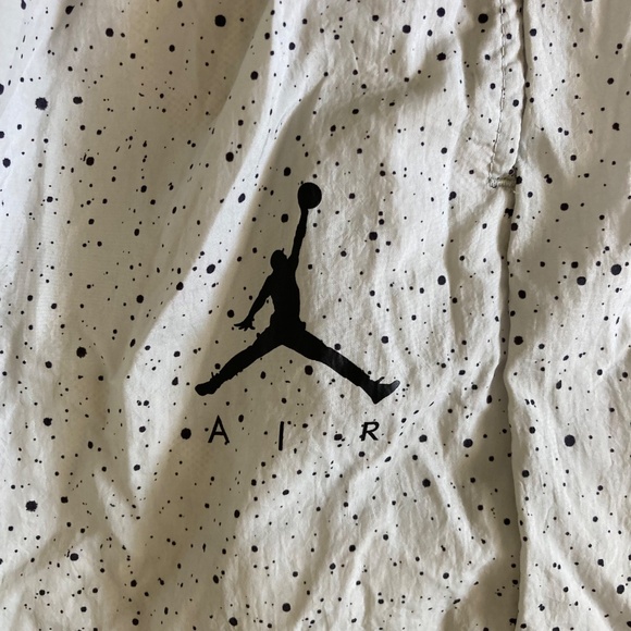 Nike Air Jordan Jumpman Shorts Mens 2XL Gray Black Cement 10” Baggy Nylon - Picture 5 of 11